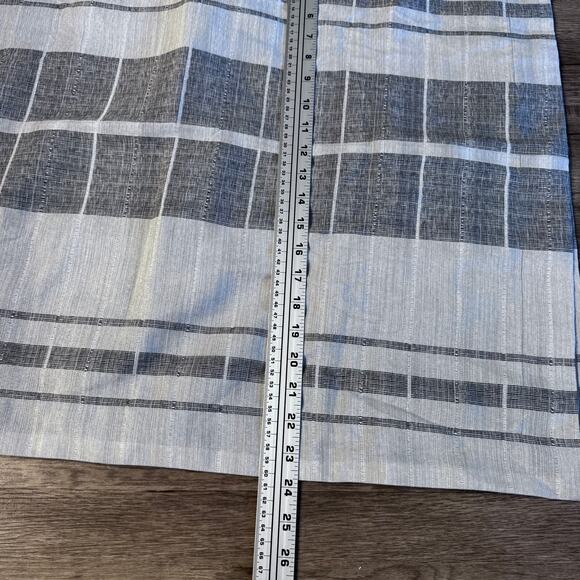 Set of 2 Madison Park Pillow Shams King Size 24" x 30" Stripe Gray Multi - Picture 4 of 7